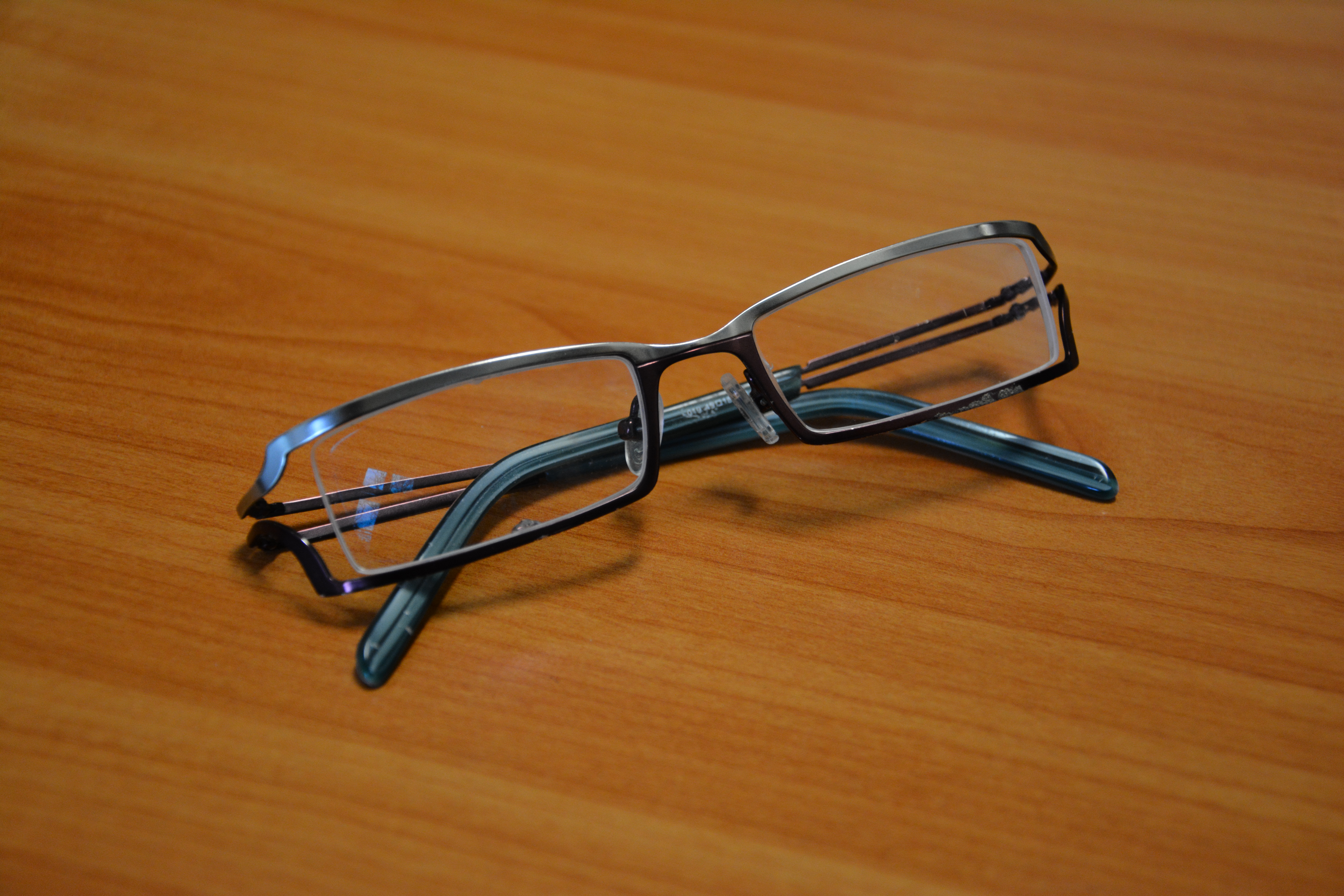 Dioptrické brýle - zelenofialové