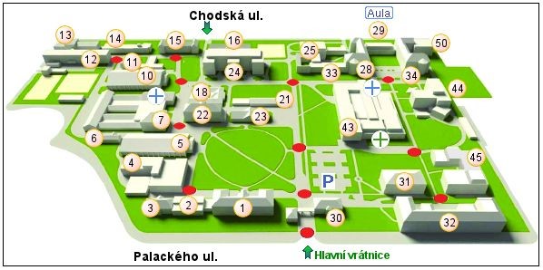 map of university